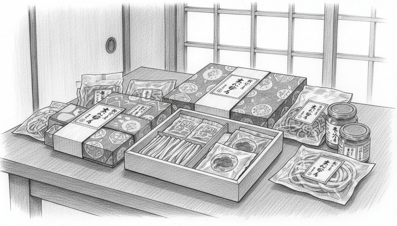つるとんたんのギフトは常温保存できるものがあります