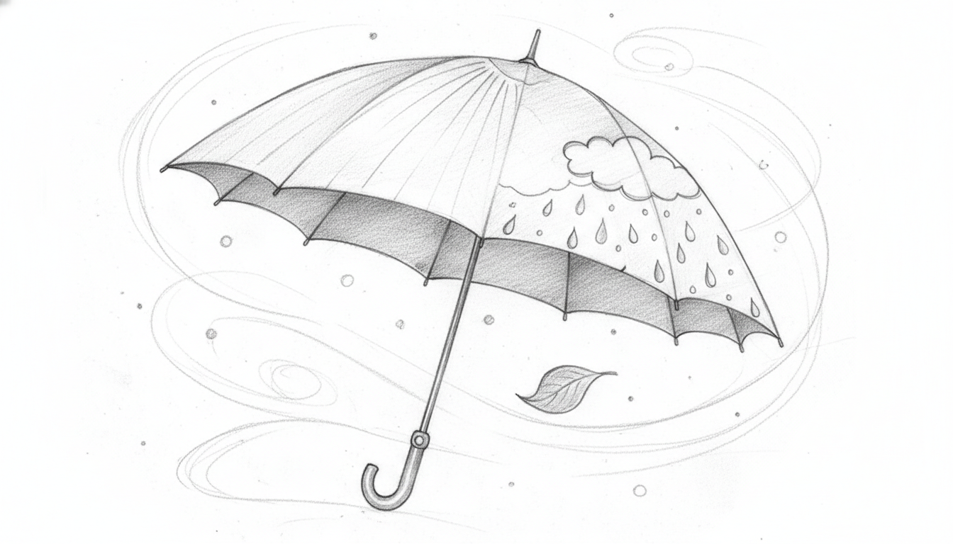 ケユカの折りたたみ傘は日傘としても使える晴雨兼用タイプ