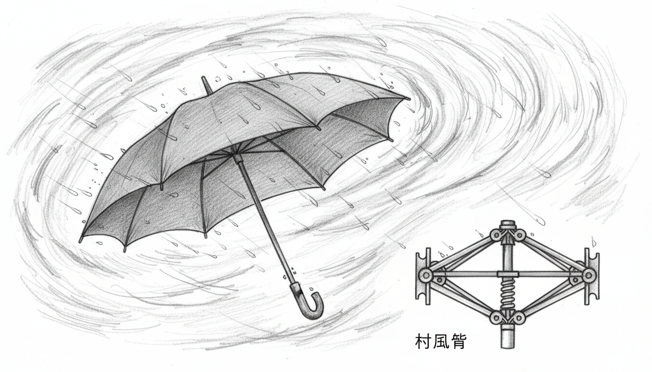 なぜ風に強いと言えるの？耐風骨の仕組みを解説